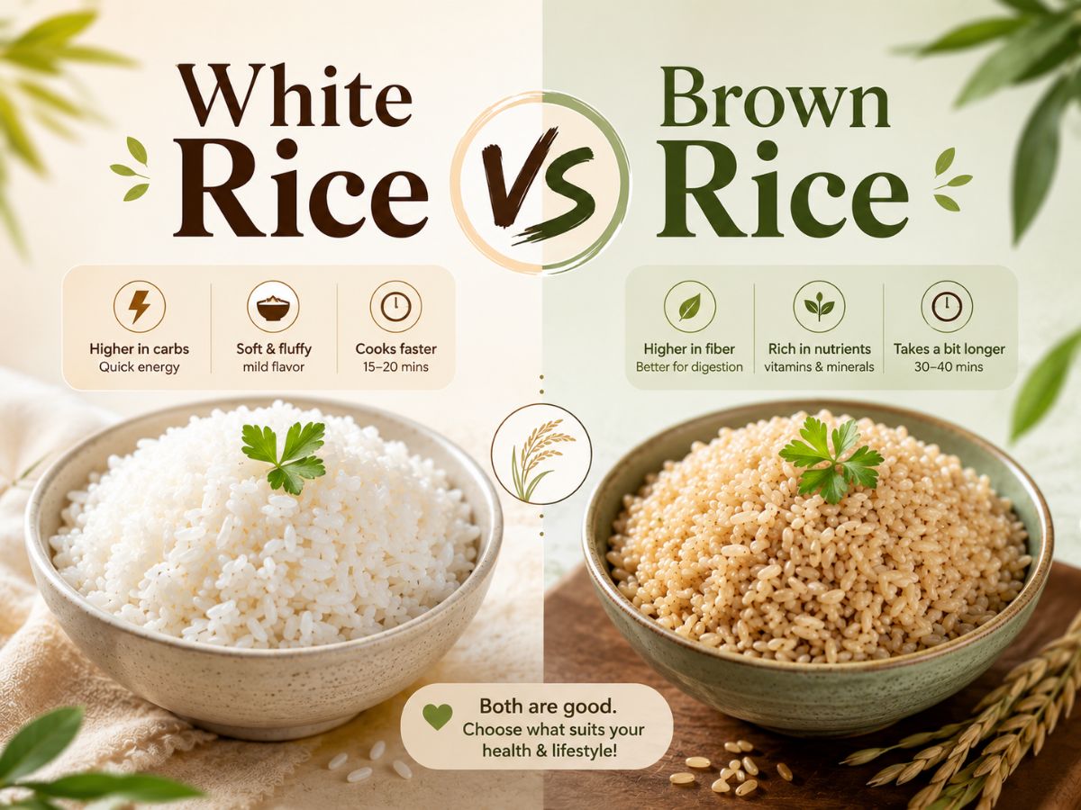 White rice vs brown rice: What experts want you to know - Decoding the ...