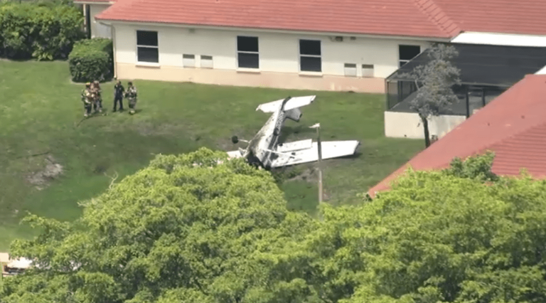 Small plane crashes near North Perry Airport in Pembroke Pines