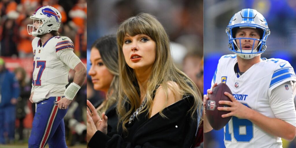 Taylor Swift once had a bizarre Josh Allen-Jared Goff thought