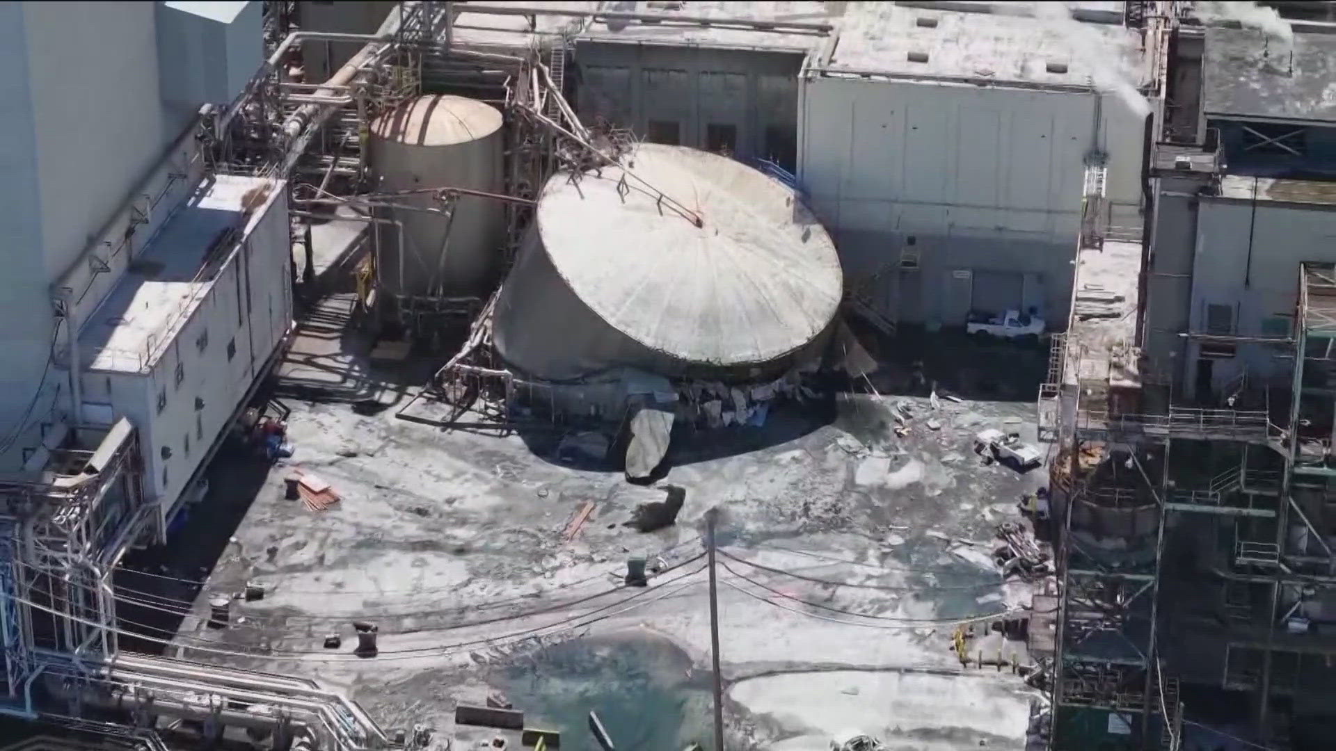 EPA works to mitigate impact of chemical tank implosion in Washington state