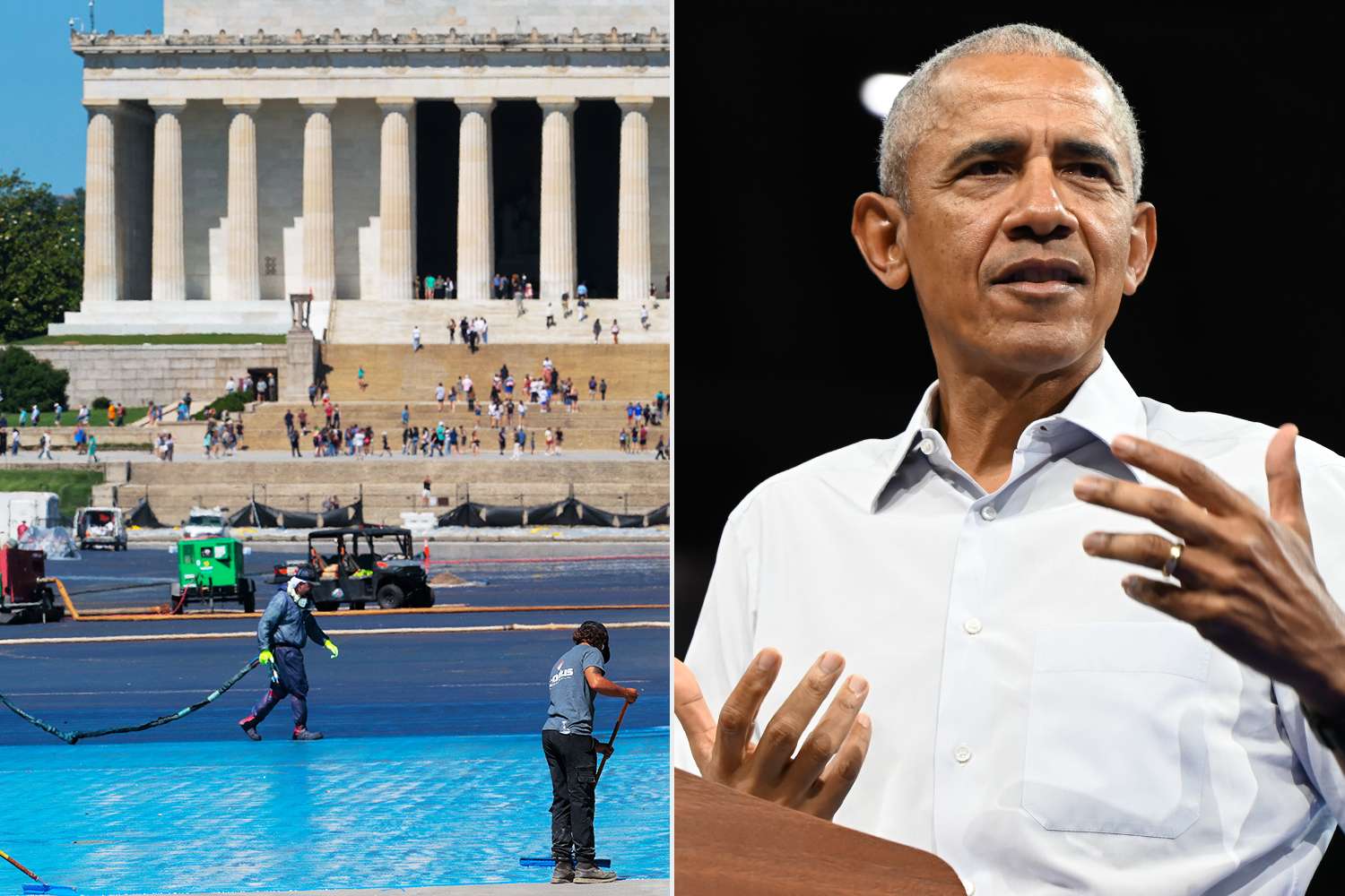 Trump admin defends overpaying reflecting pool contractor, citing ...