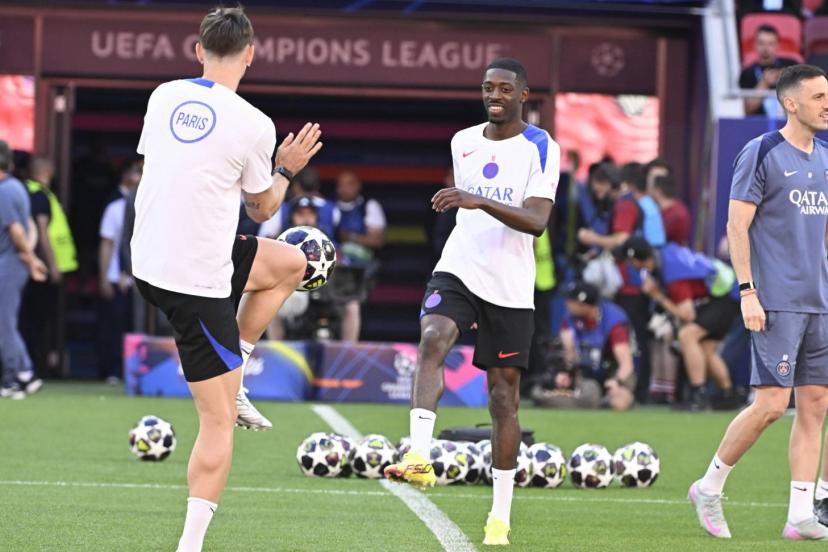 On a assisté à la séance d'entraînement à la veille de la finale