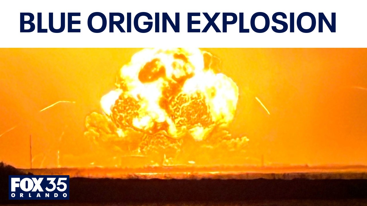 Debris scattered on Florida Space Coast after Blue Origin explosion