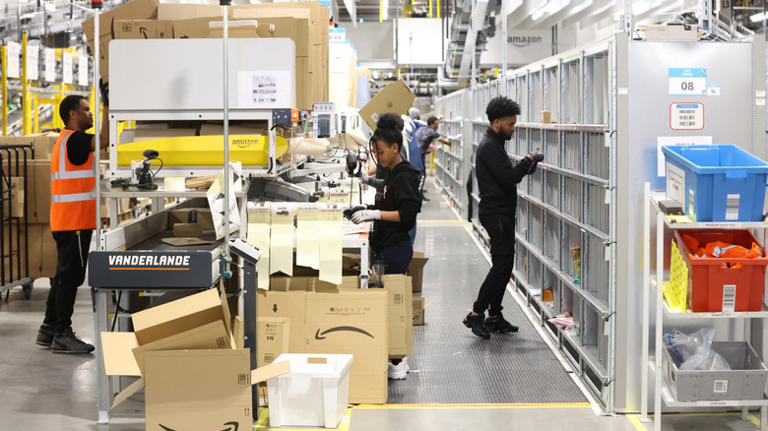What does Amazon do with unsold tech?