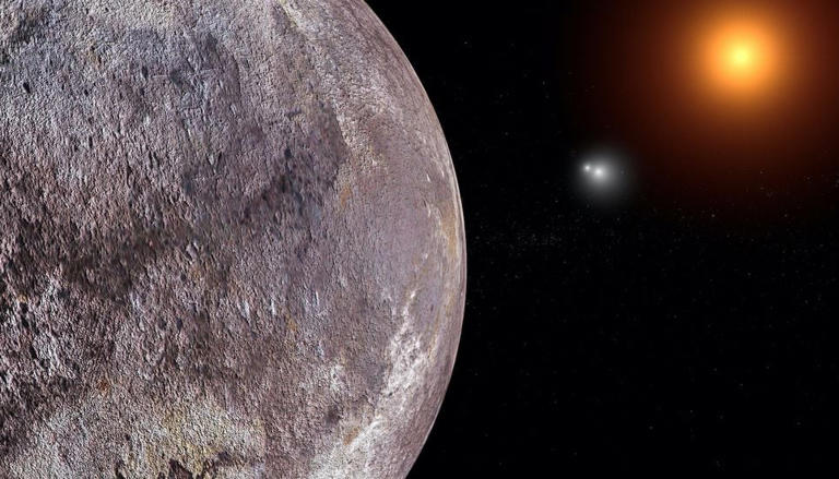 Imagen ilustrativa de cómo se vería el planeta Proxima Centauri b, el planeta principal del sistema binario Alfa Centauri.