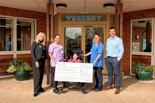 Retirement village residents raise £600 for local children's hospice