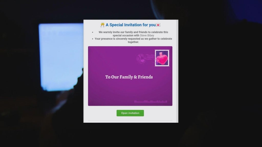Experts warn of email scams posing as party invitations
