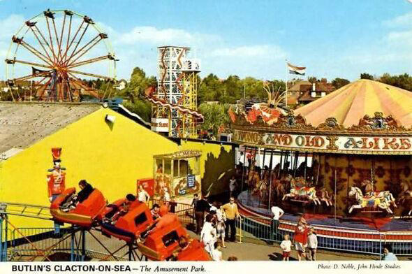 Lost glory days of the British Butlins' seaside town voted one of UK's ...