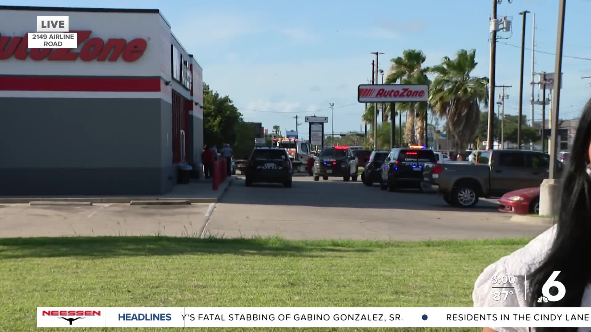 Officer shot at Corpus Christi AutoZone, suspect in custody