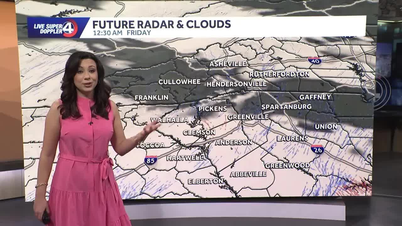 South Carolina weather update - visibility and forecast