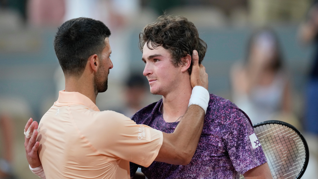 Image for Novak Djokovic Knocked Out! Joao Fonesca's Shock Win Ends Serbian's Stunning Streak; Sparks 67-Year-Old First