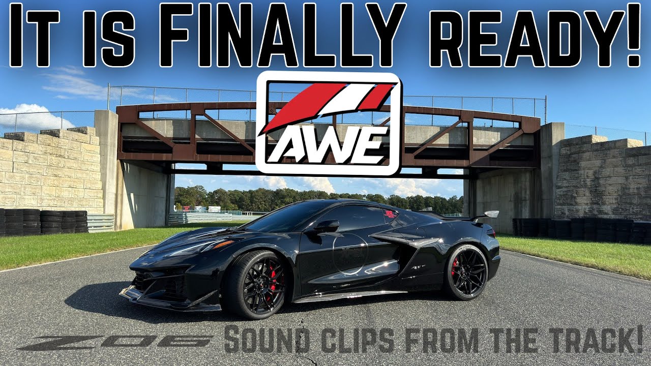 Unveiling the first C8 Corvette Z06 with the AWE exhaust!