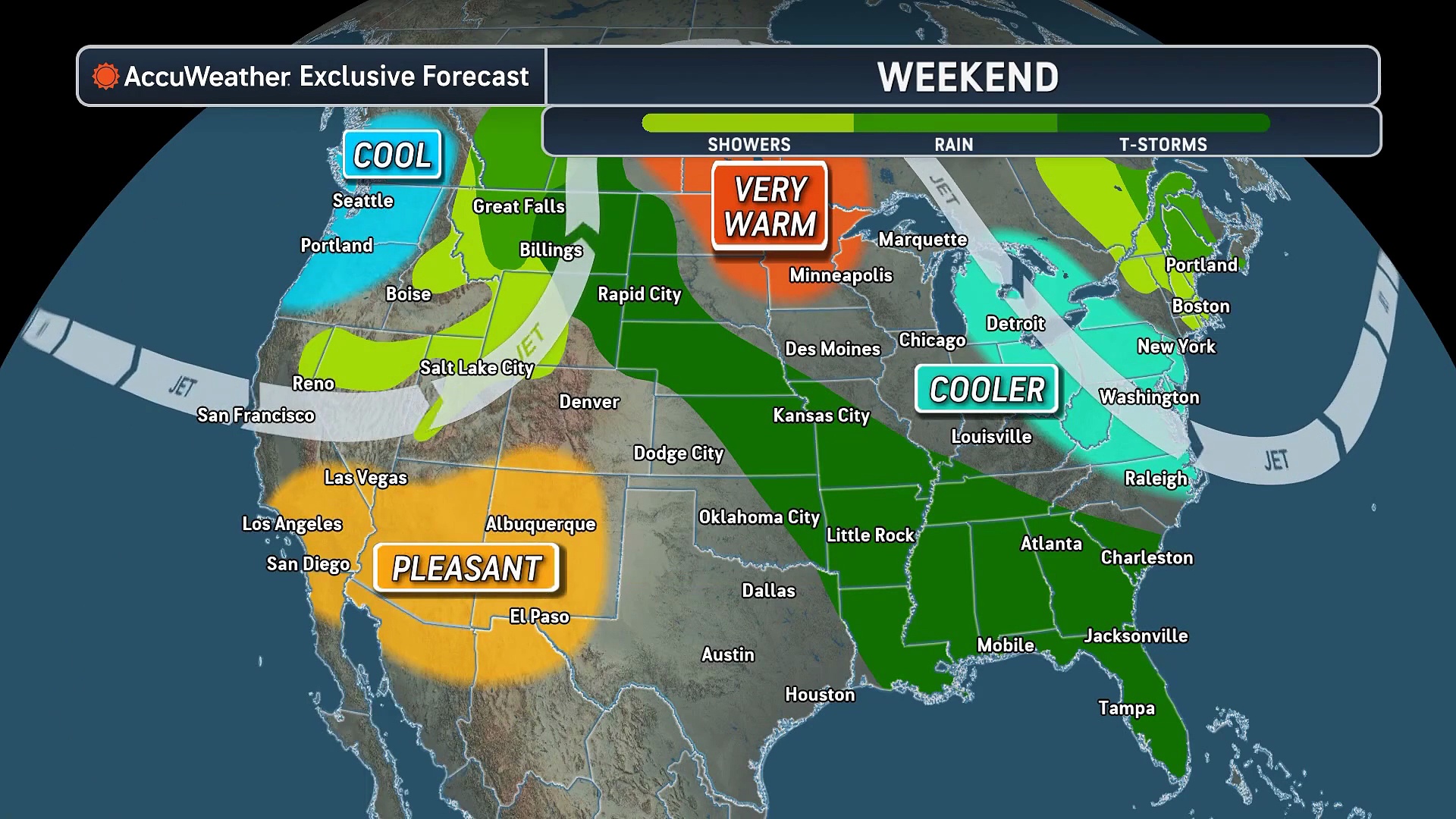 Weekend storms to roll through the northern Plains
