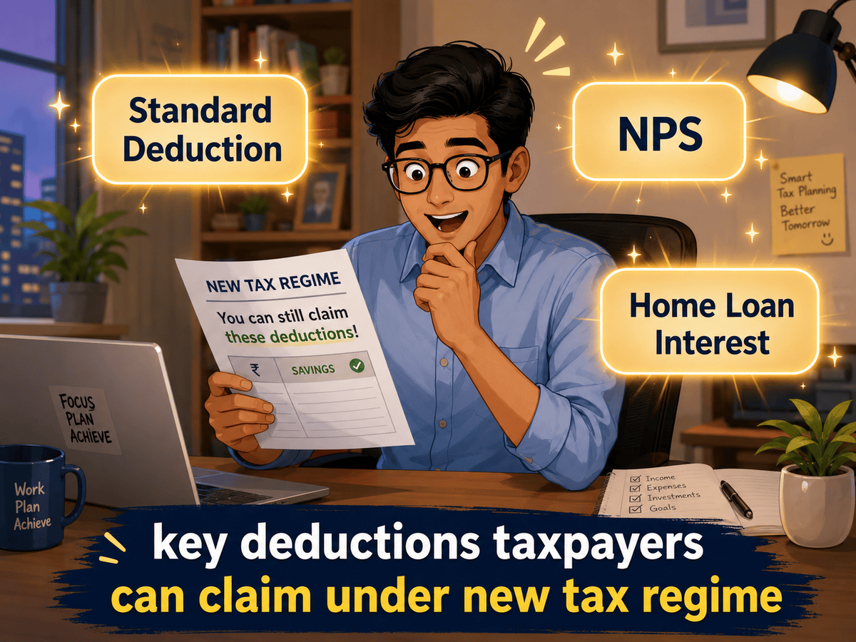 New income tax regime: Don’t miss out on these 3 key deductions that ...