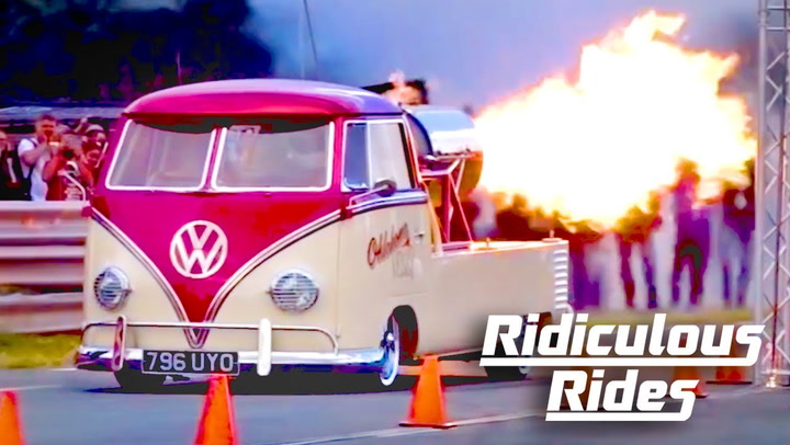 The jet-powered VW camper van