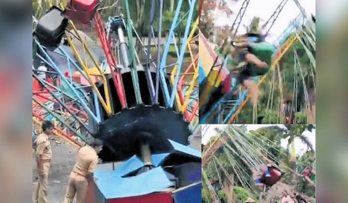 Ride collapse at Thiruvananthapuram park: Case against chairman, three ...
