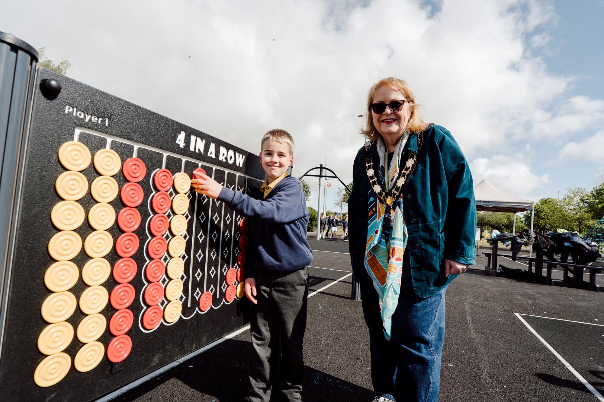 Newly refurbished play parks are a 'real asset' to Newtownabbey communities