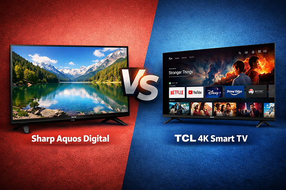 Sharp Aquos Digital vs TCL 4K: Adu TV murah dengan kualitas mewah ...