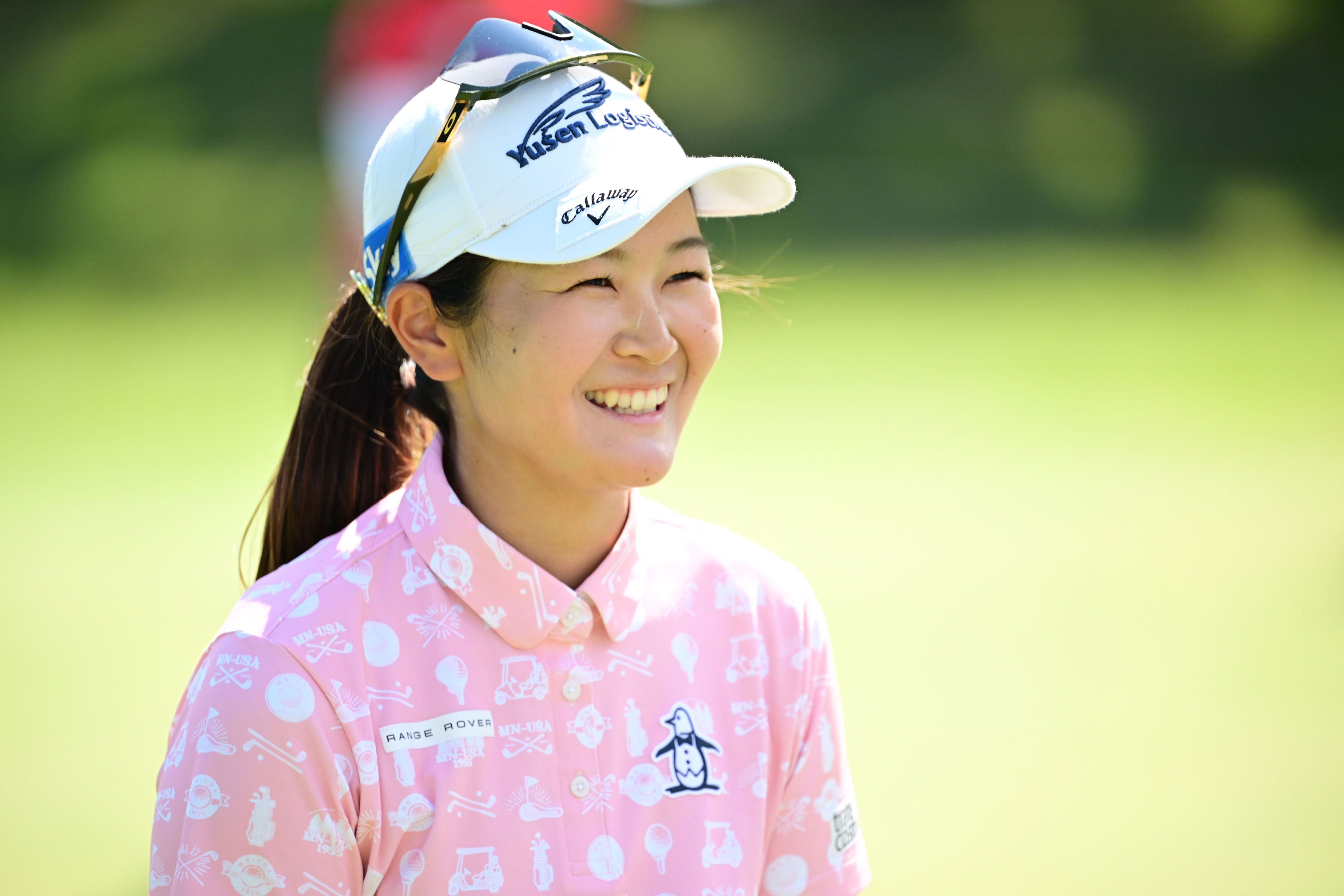 神谷そらが単独首位 2打差に河本結、政田夢乃ら