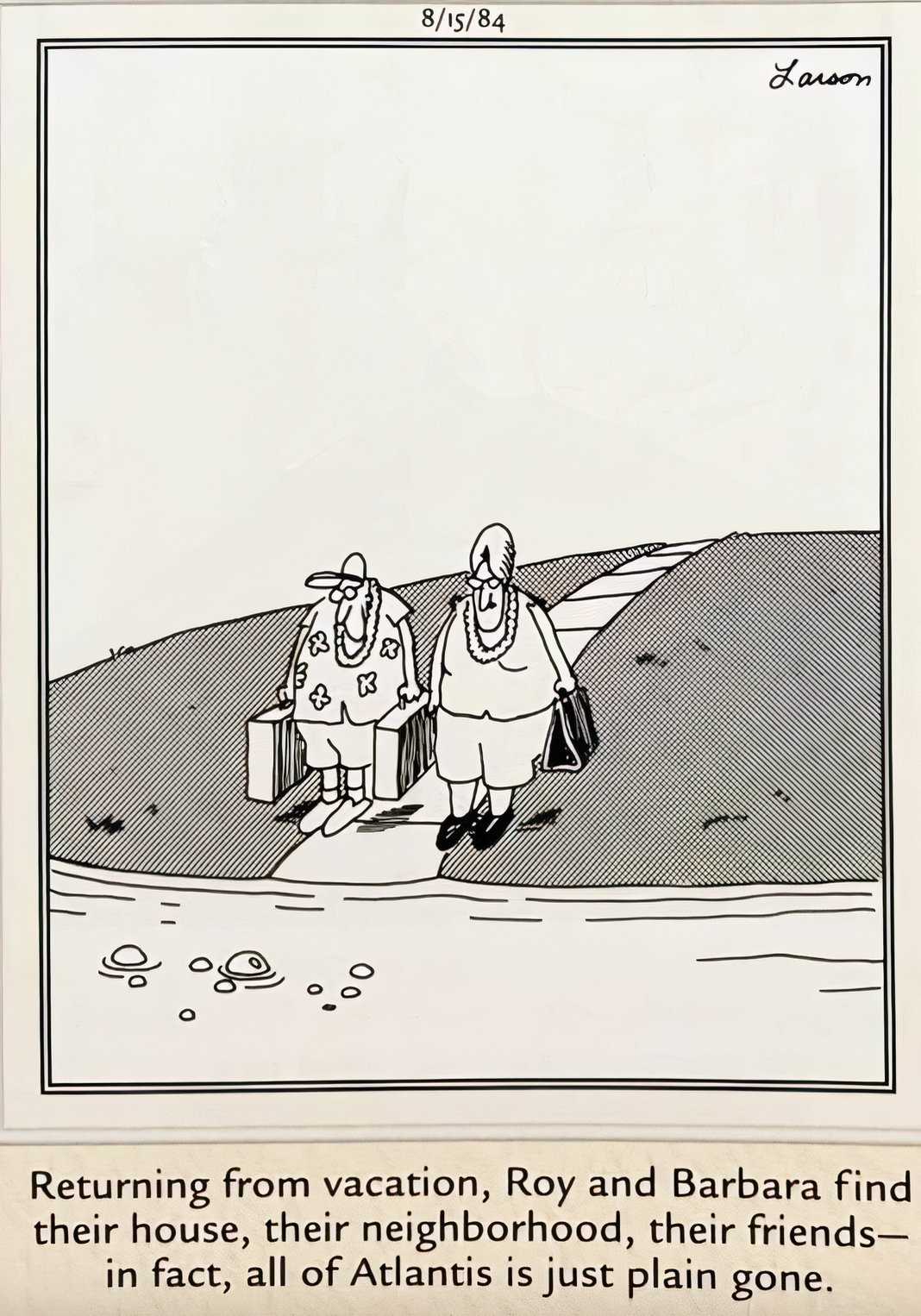 Roy and Barbara find their city of Atlantis gone.