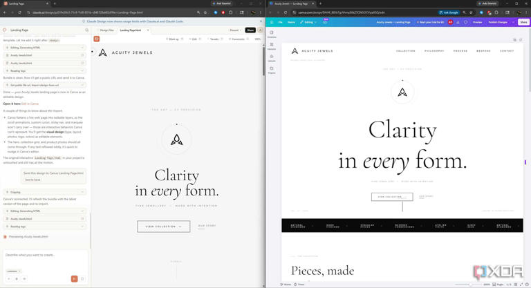 Claude Design's Canva integration just saved me hours of editing, and ...