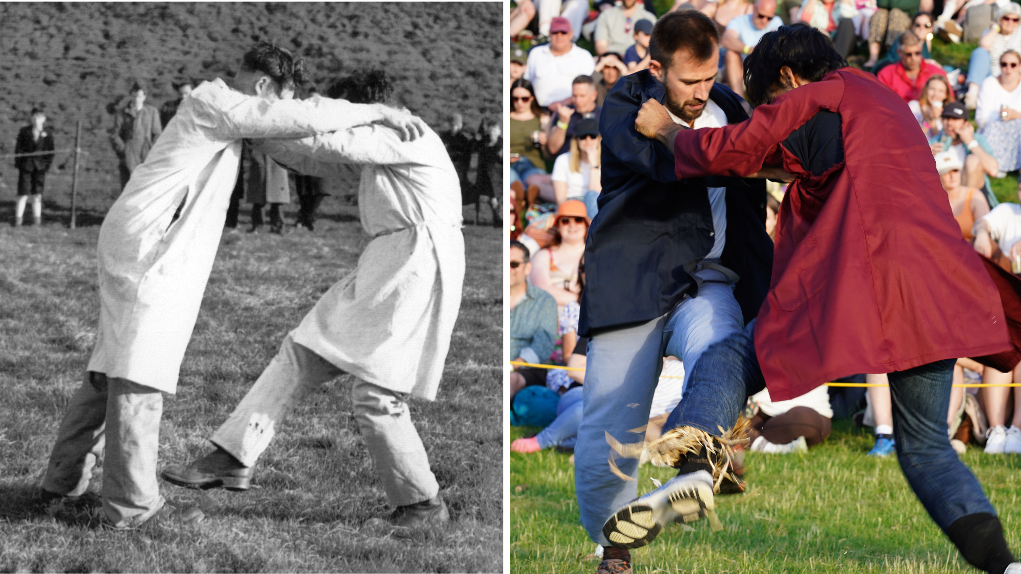 Shin-kicking champion crowned at ancient games