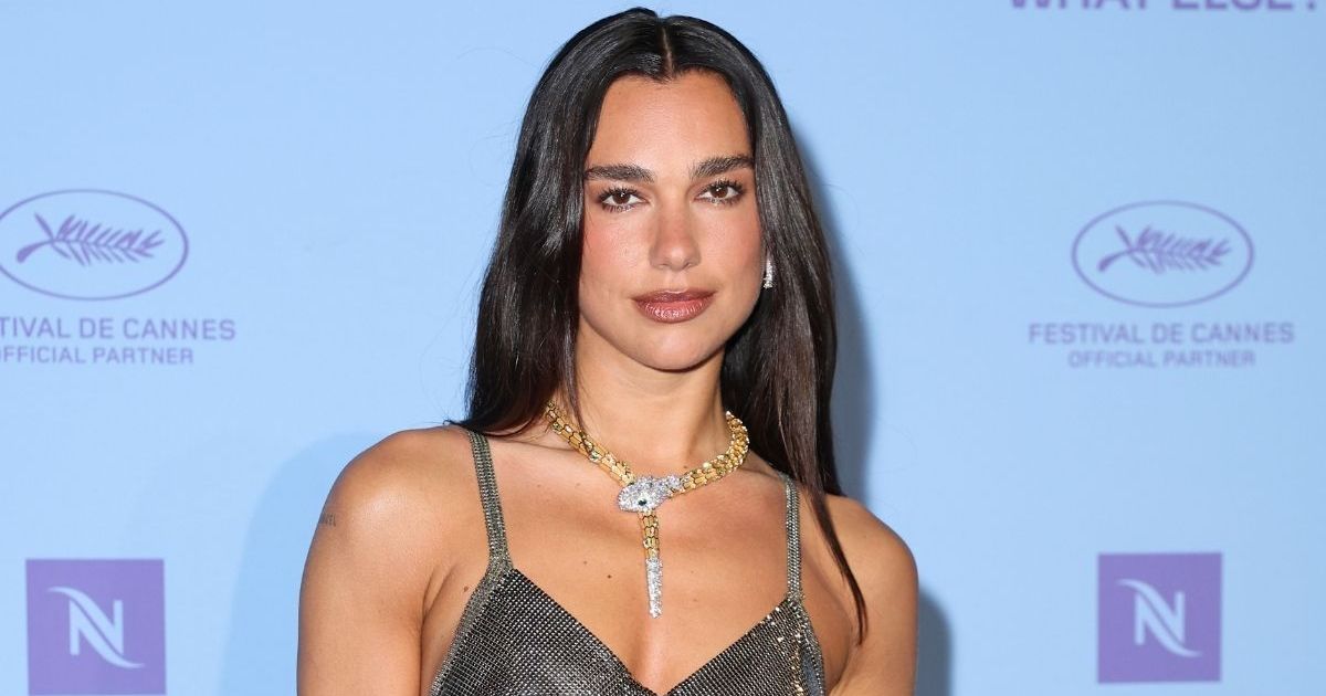 Dua Lipa's Isabel Marant micro minidress gets a chic Ferragamo twist