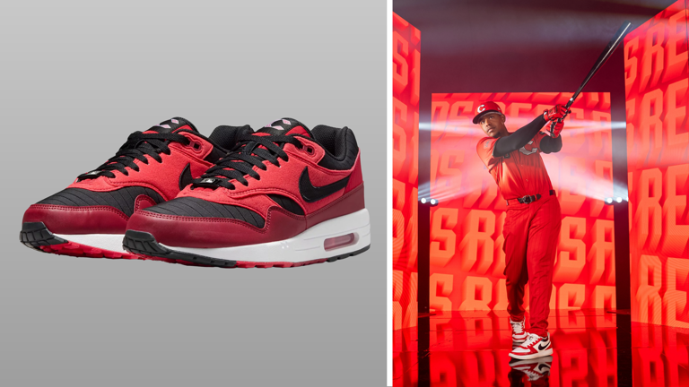 The new Cincinnati Reds MLB City Connect Nike Air Max shoes are fire ...