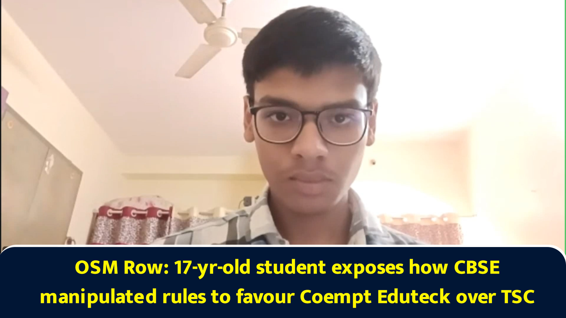 OSM row: 17-yr-old student exposes how CBSE manipulated rules to favour ...