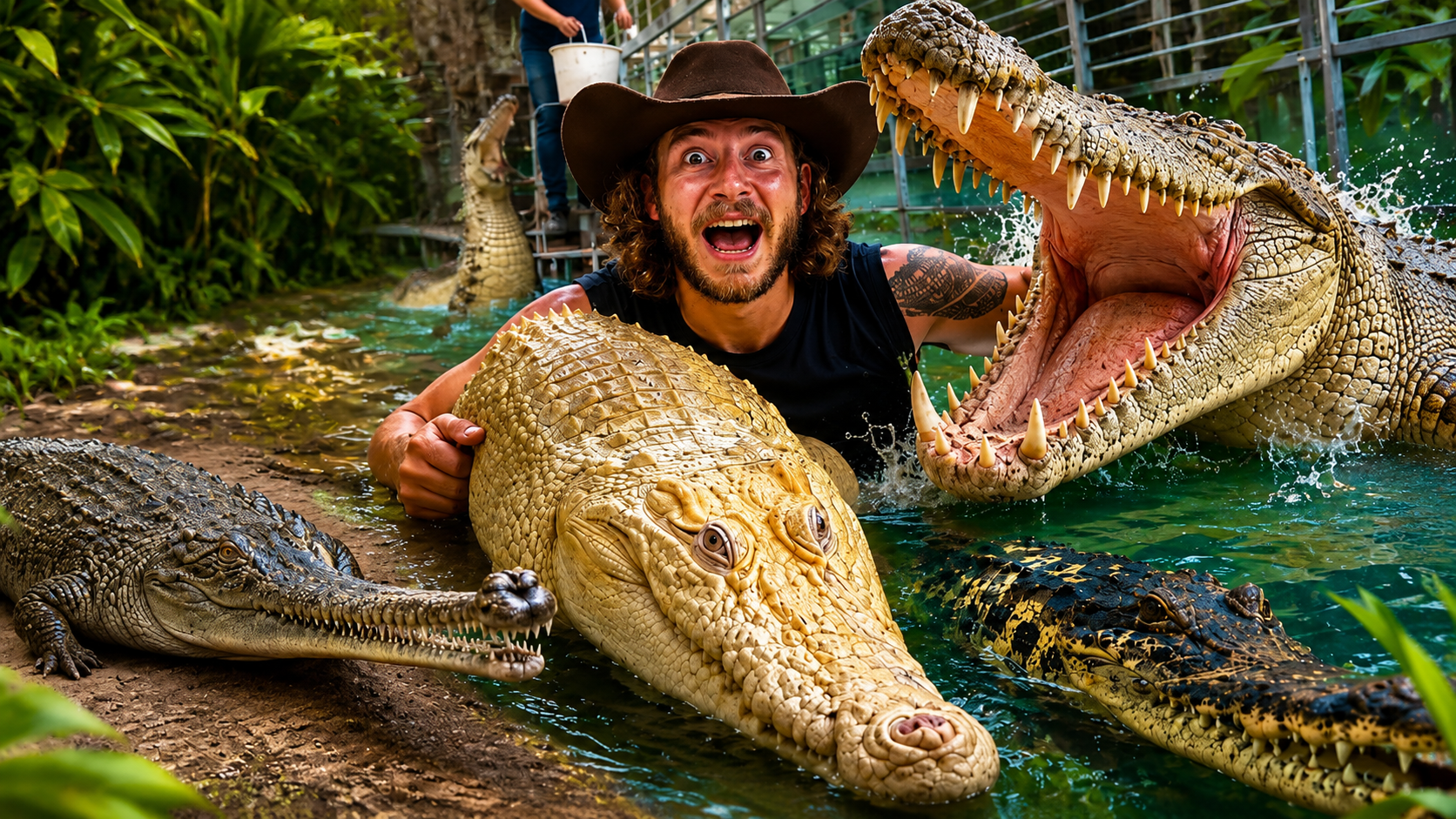 The crocodiles almost nobody gets to see