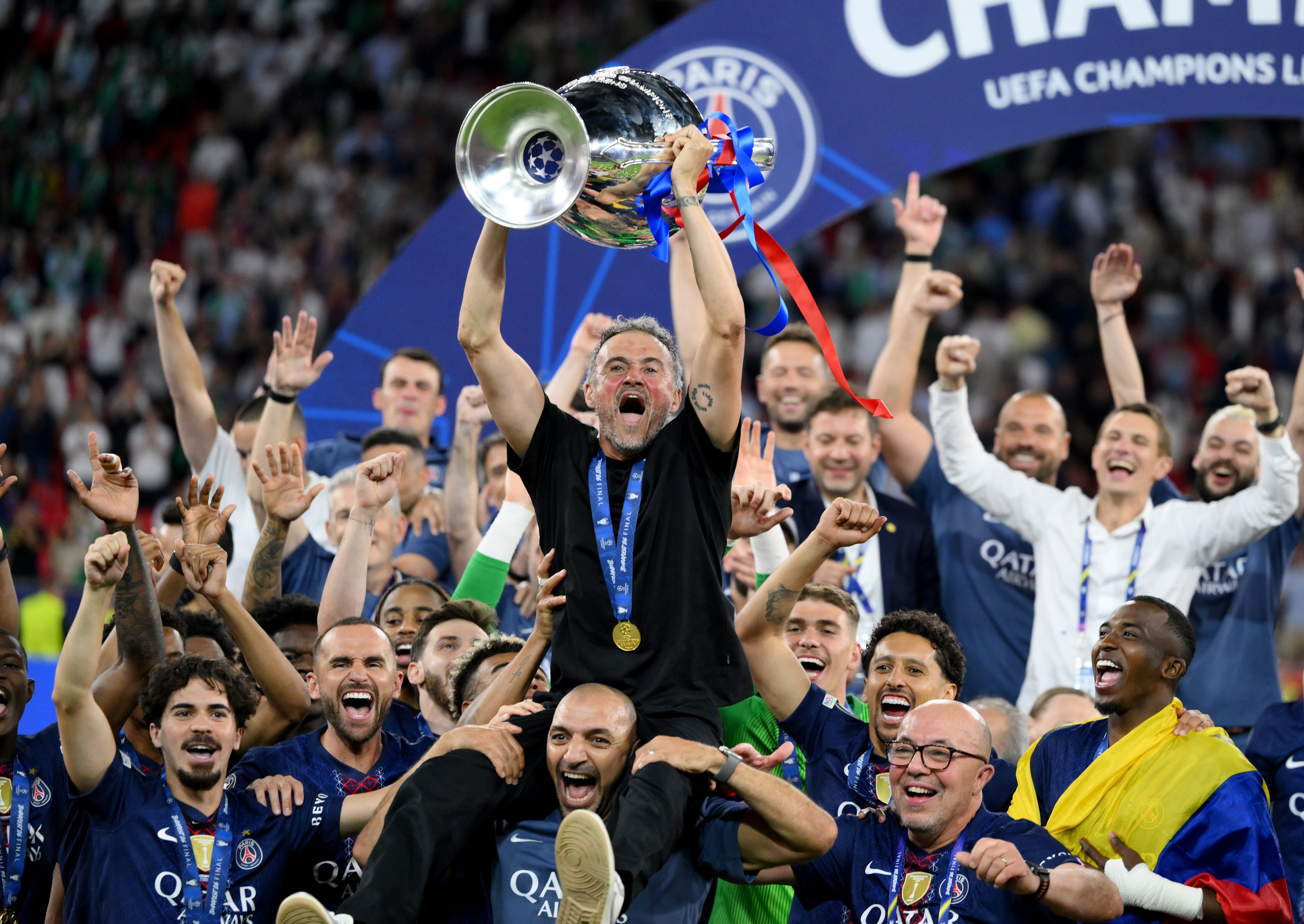 PSG won the penalty shootout and the Champions League for the second year in a row (Getty)