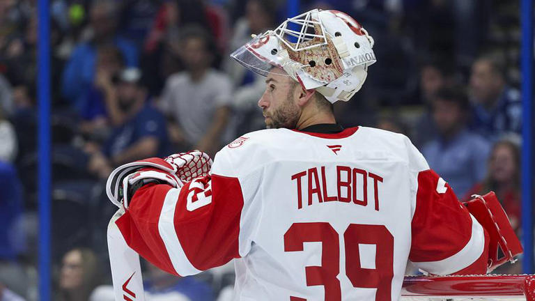 Was this Red Wings backup goalie Cam Talbot's last NHL season?