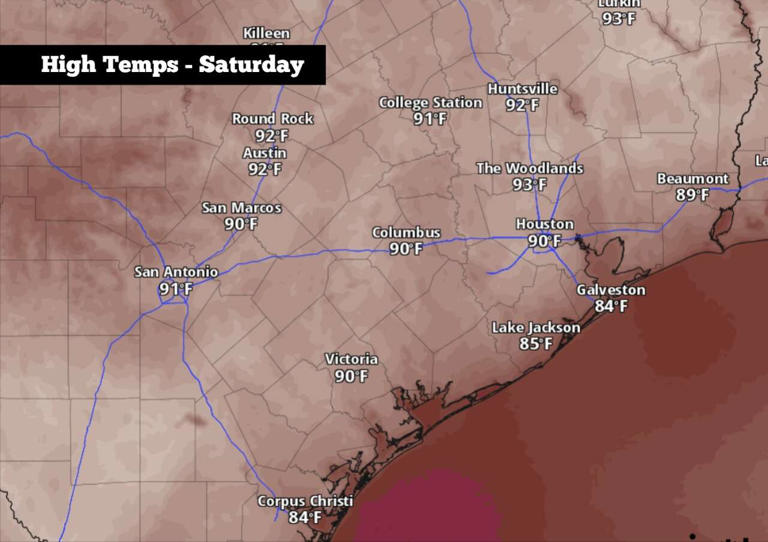 Another round of storms is expected to hit South Texas next week. Here ...