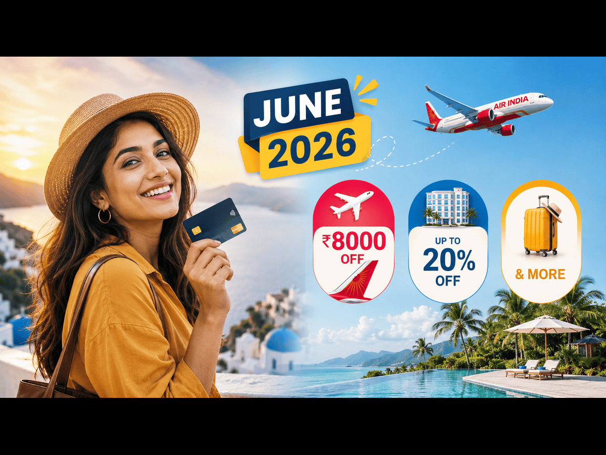 Big travel deals on this credit card - Rs 8000 discount on Air India flights, up to 20% off on hotel bookings & more