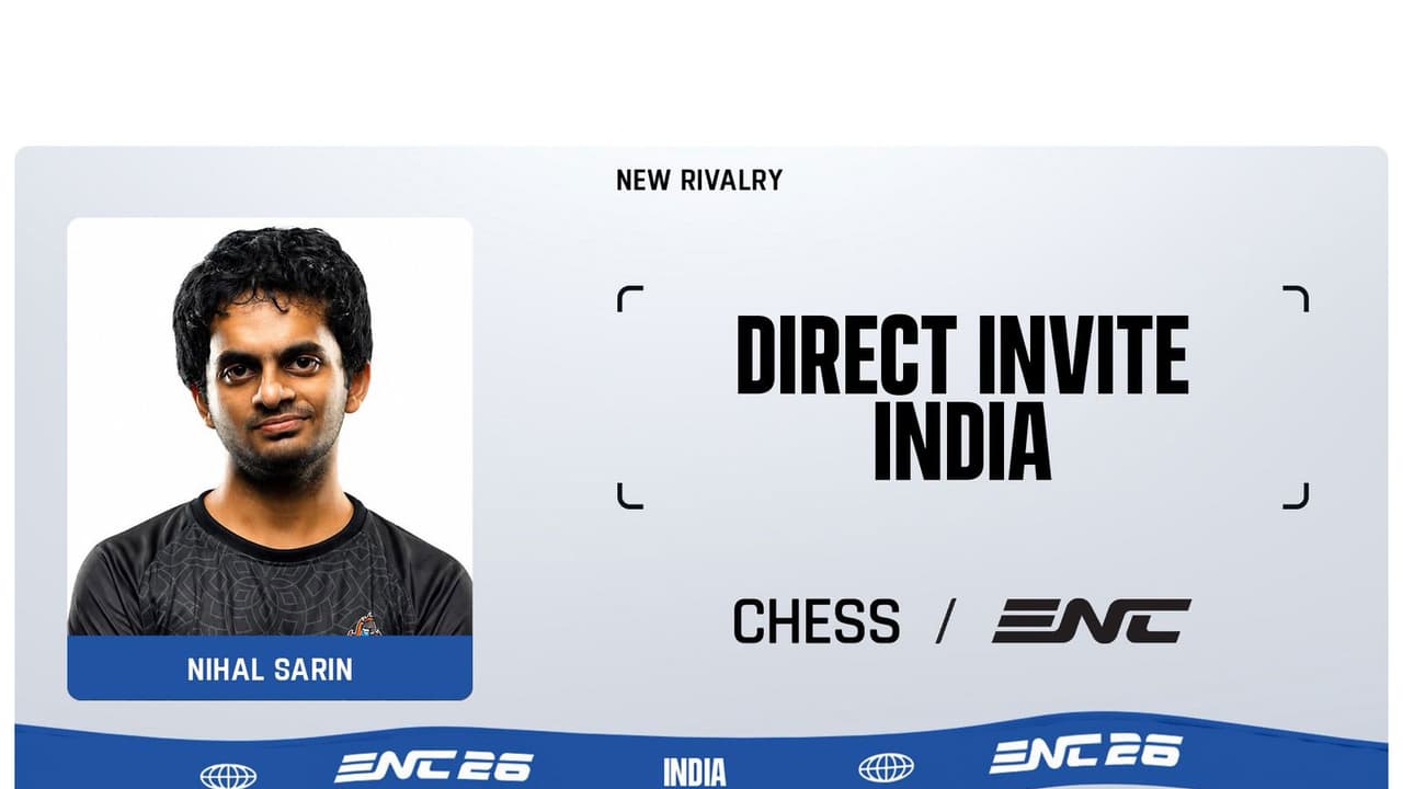 Esports Nations Cup 2026: India's chess, Rocket League teams named