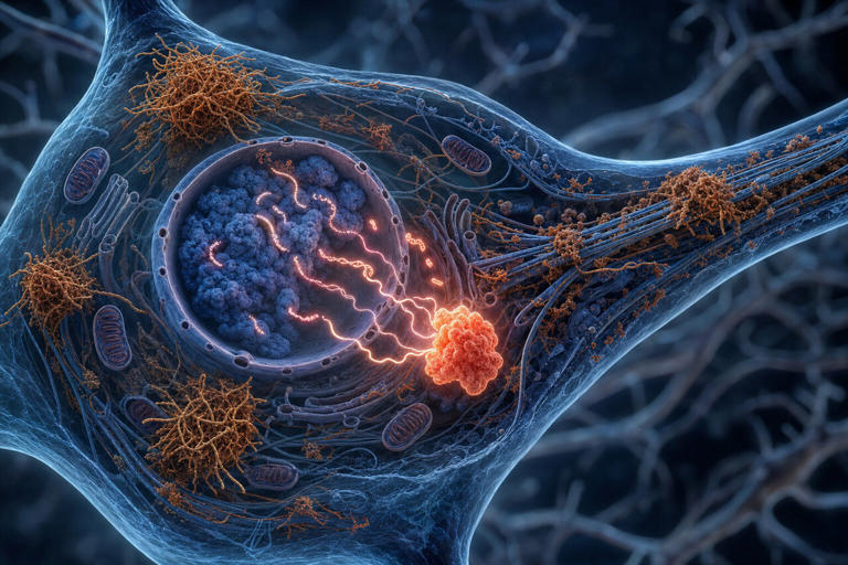 Inside Alzheimer's neurons, tau may set off a genetic chain reaction ...