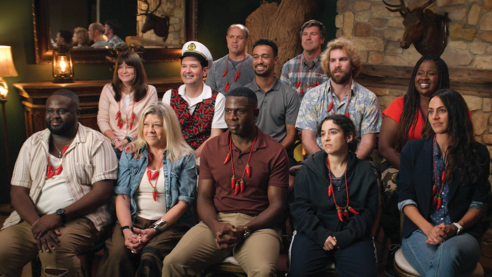 The cast of Jury Duty Presents: Company Retreat. courtesy of Amazon Content Services LLC