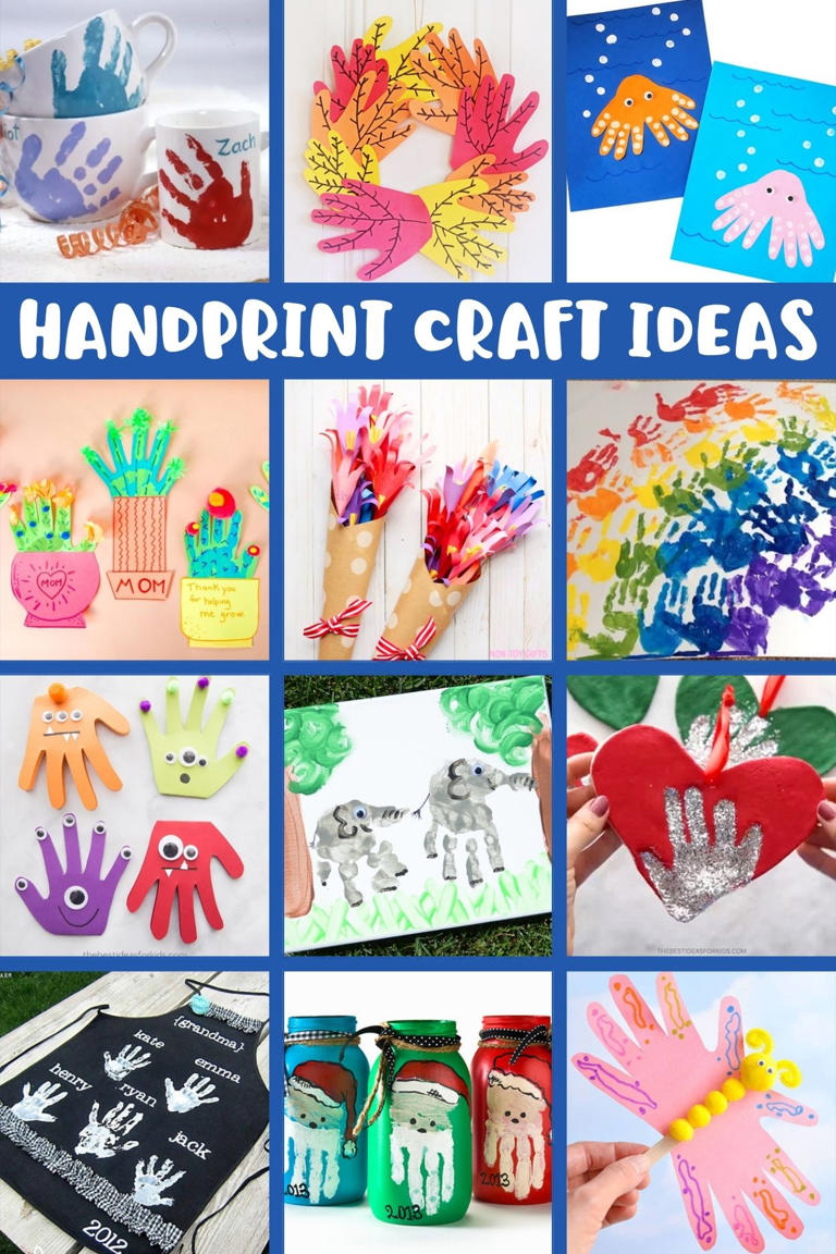Handprint crafts: Capture a moment in time