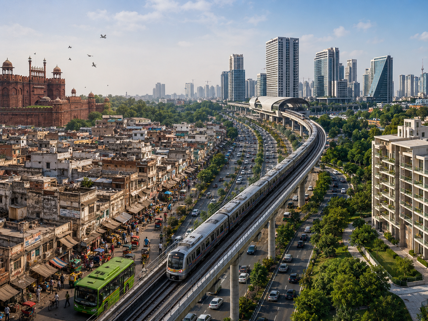 How Delhi's urban landscape has changed over the years