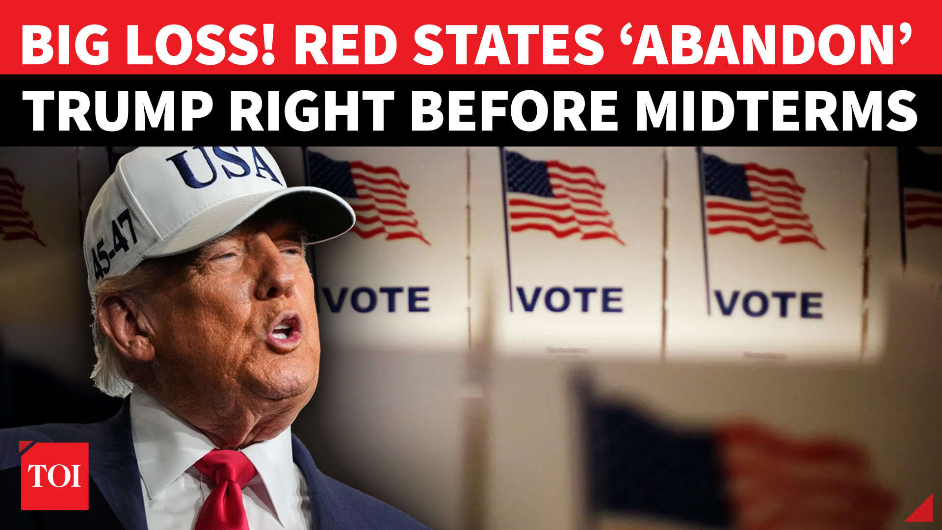 Shock map: Trump loses ground in MAGA strongholds, support drops across ...