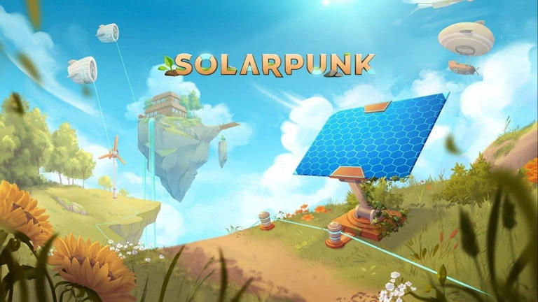 Solarpunk brings cozy survival crafting to floating islands powered by ...