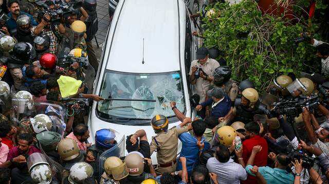 Court denies bail to 5 accused of attack on ED officials' vehicles