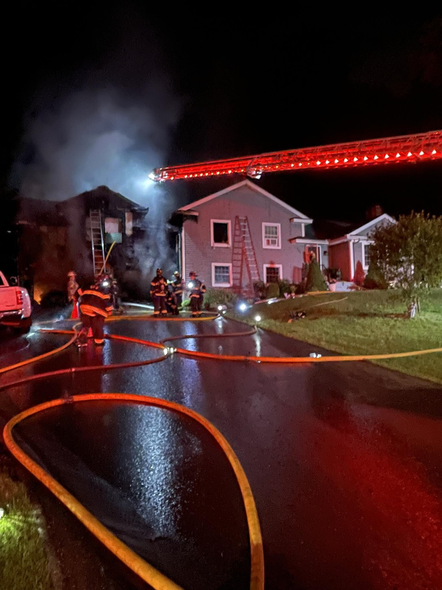 Crews battle house fire in Sixteen Acres, five displaced