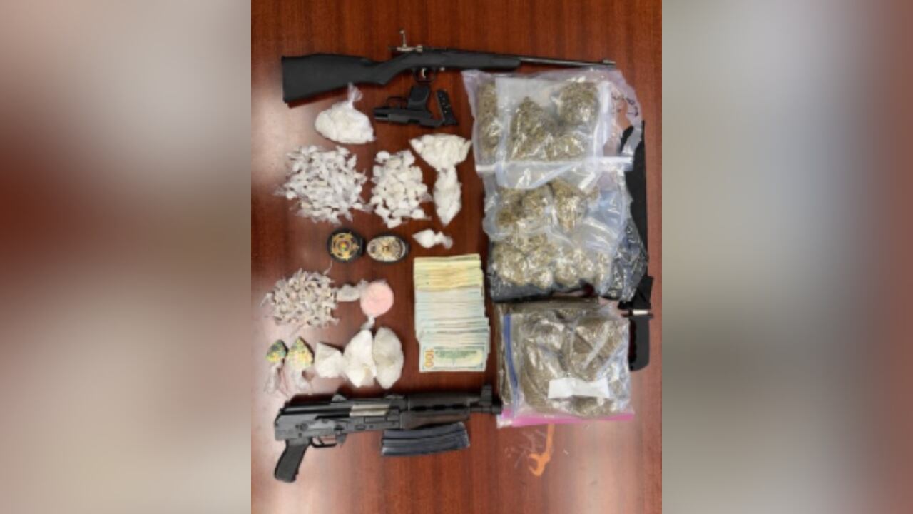 Multiple items seized in Talladega County drug bust
