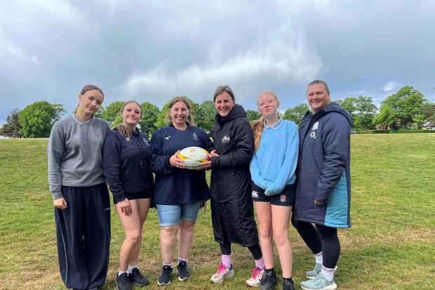 Nearly 100 schoolgirls take part in rugby festival in Hove