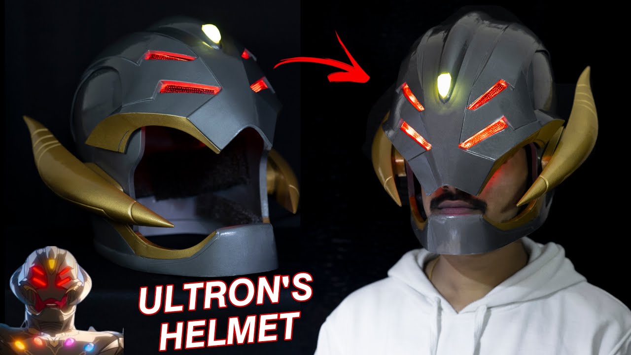 How to make a motorized Infinity Ultron helmet | 3D printed & WiFi ...