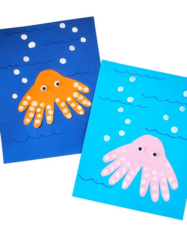 Handprint crafts: Capture a moment in time