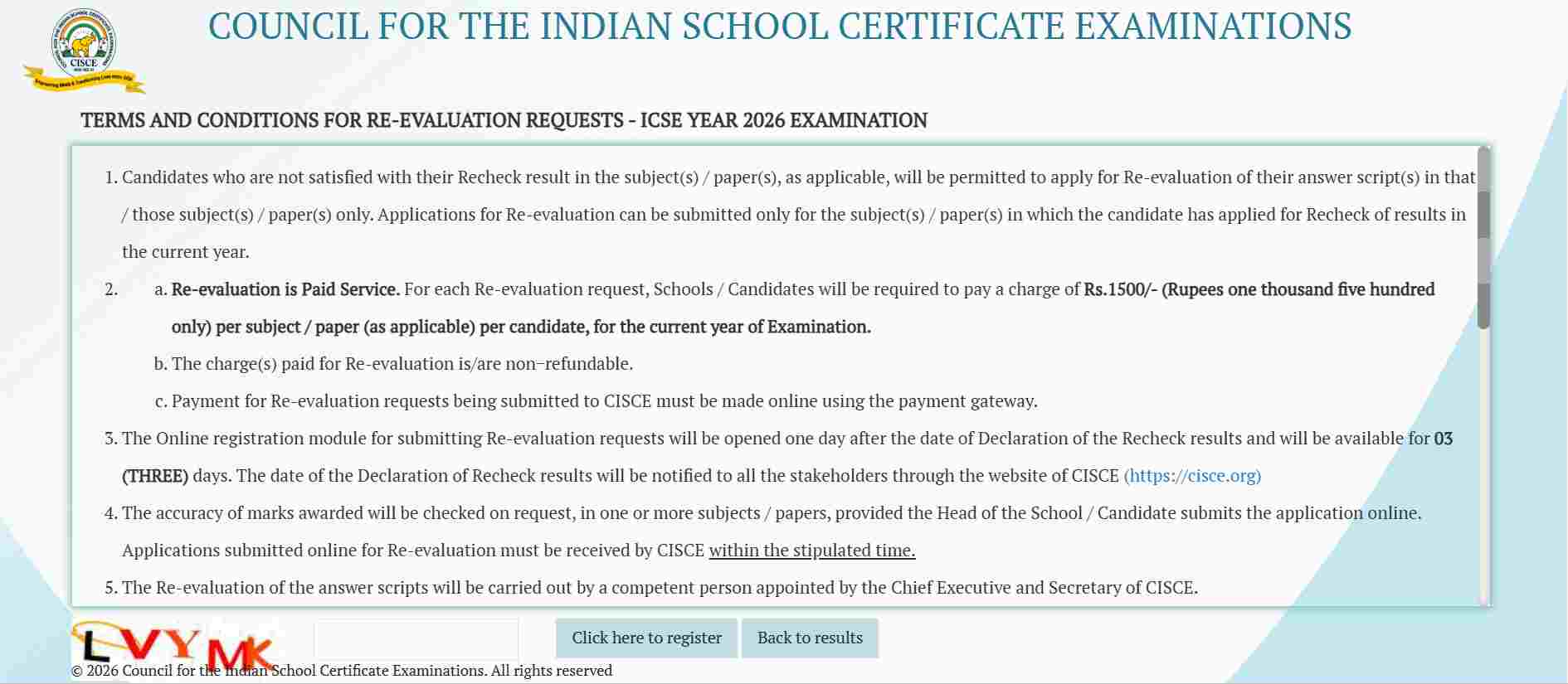 ICSE, ISC re-evaluation 2026 window opens at cisceboard.org; apply ...