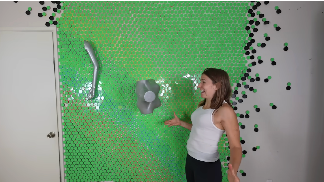 What happens when you turn 3,200 sticky PopSockets into a fidget wall?
