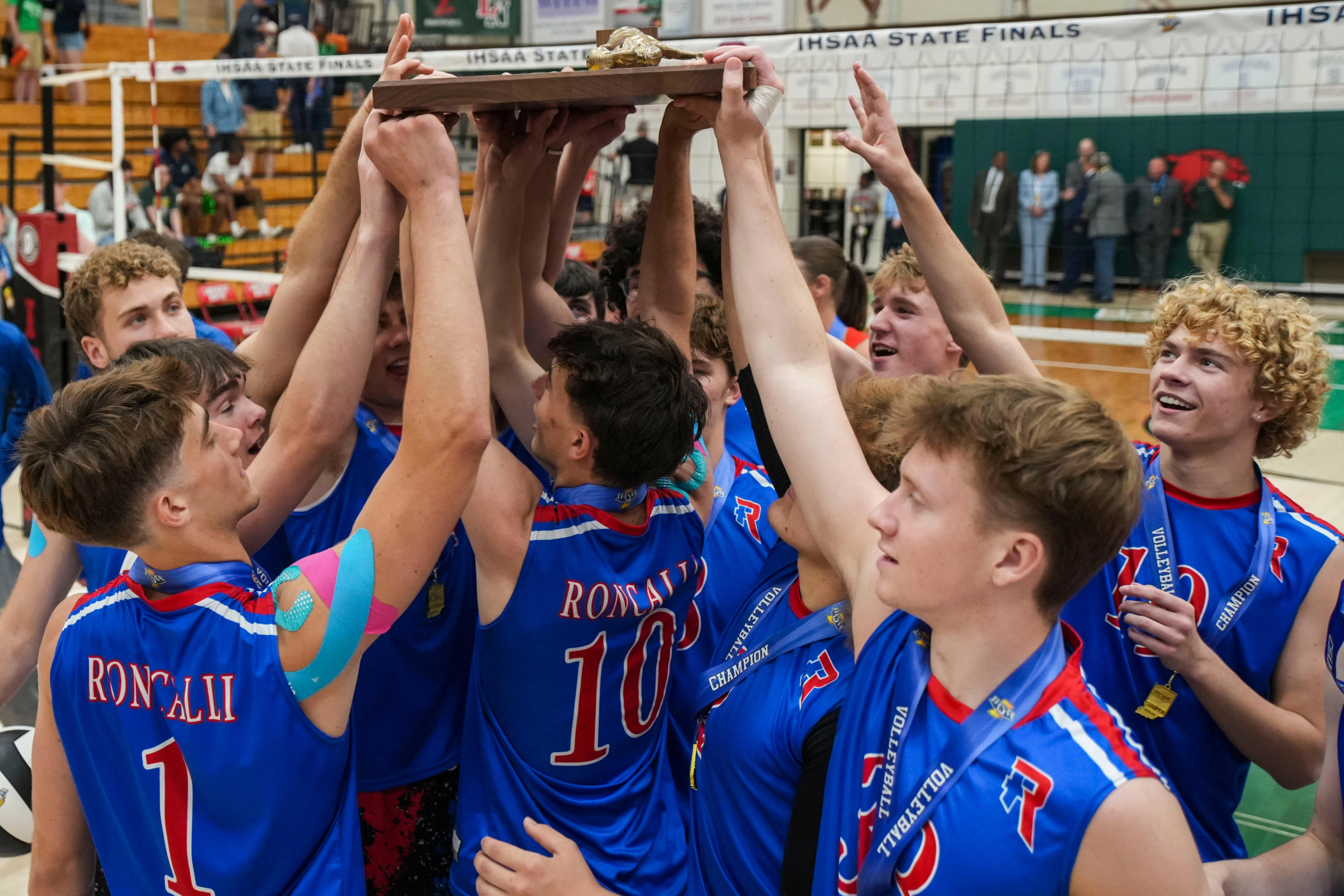 Call it a dynasty. Roncalli claims IHSAA boys volleyball state championship